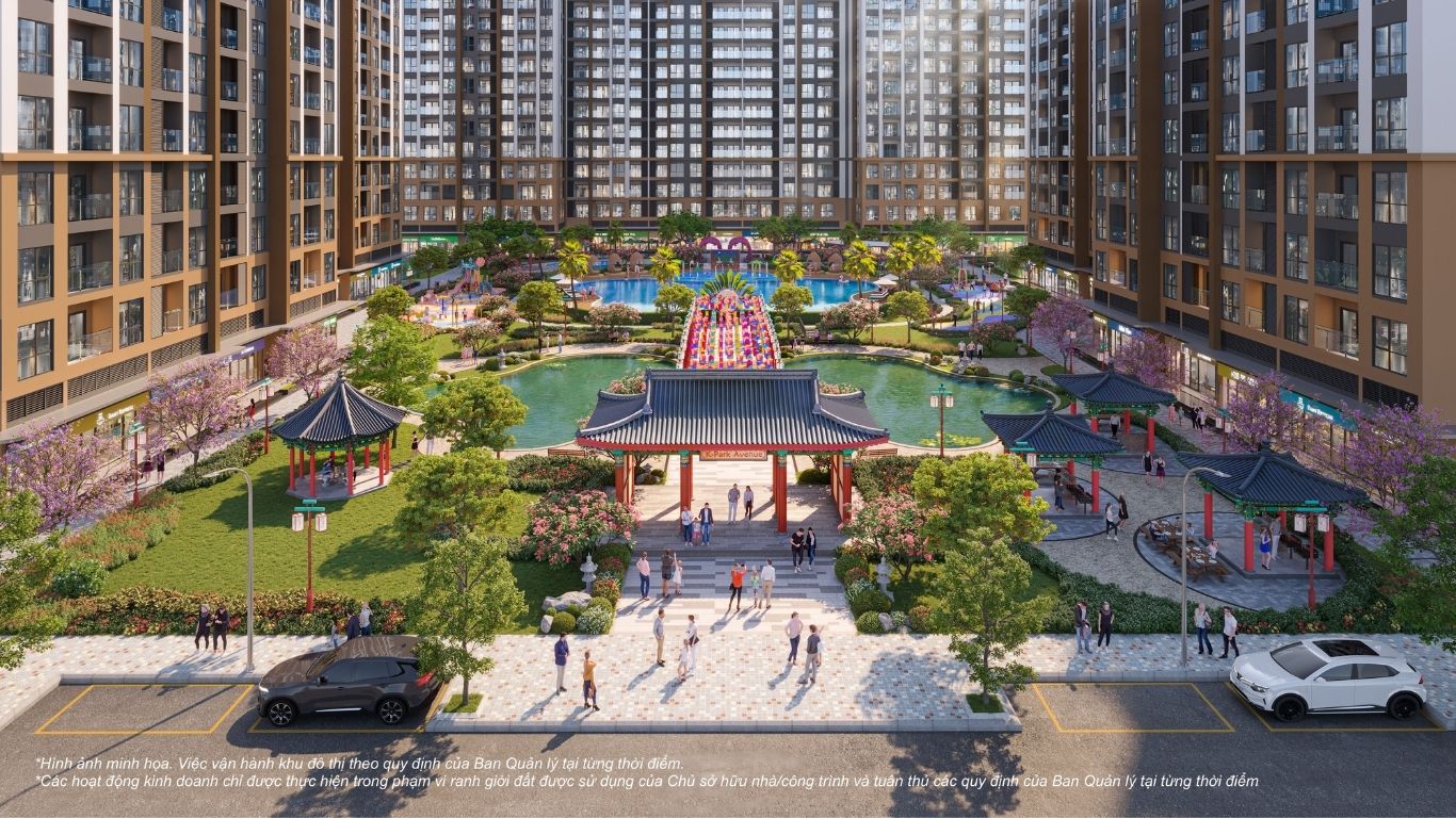 Tiện ích phân khu The K Park Avenue Vinhomes Star City Thanh Hóa