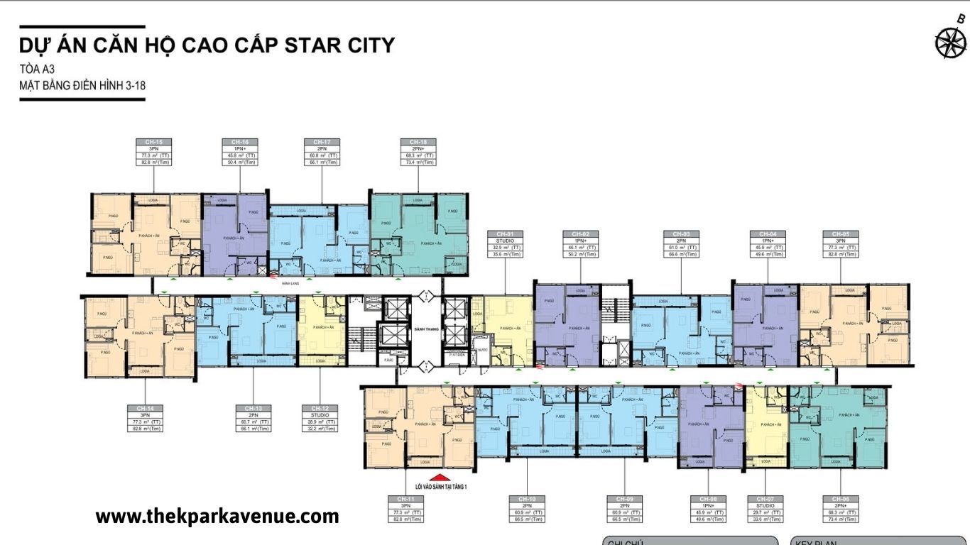 Thiết kế căn hộ the k park avenue
