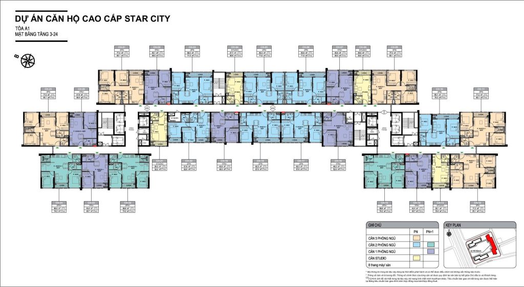 Mặt bằng tòa A1 k Park Avenue Mặt bằng tòa A1 k Park Avenue