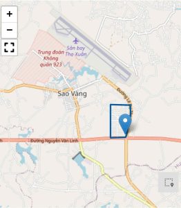 vị trí dự án khu đô thị sao mai lam sơn sao vàng