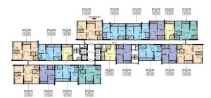 Mặt bằng tòa A2 K park Avenue