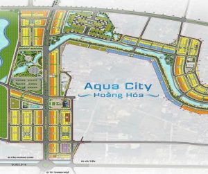 Tổng mặt bằng dự án Aqua City Hoằng Hóa